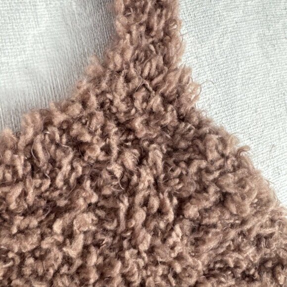 Skims women’s halter crop top cocoa new - Picture 5 of 16